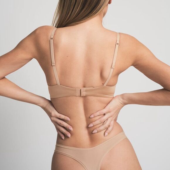 Skims Wireless Super Push up Bra Clay Size 30D - Picture 11 of 11